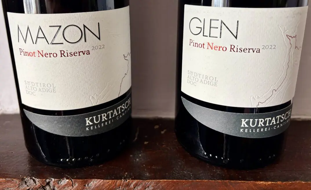 Two Kurtatsch Pinot Nero Ris