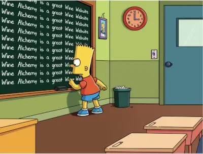 Bart Simpson Chalkboard