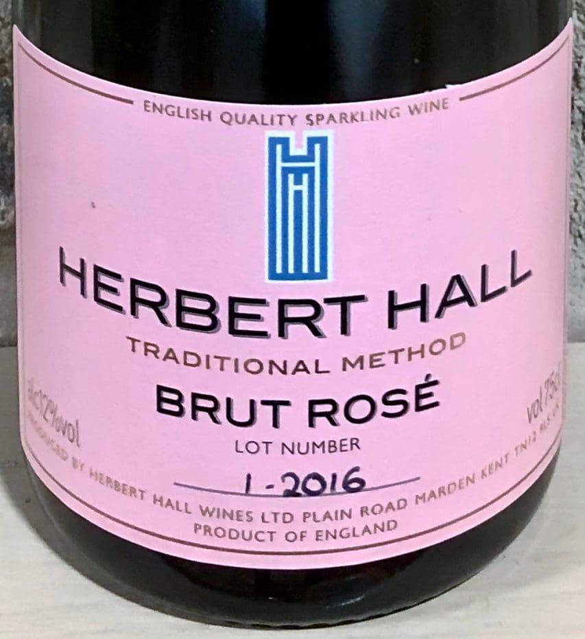 Herbert Hall English Sparkling Brut Rosé 2016 Wine Alchemy